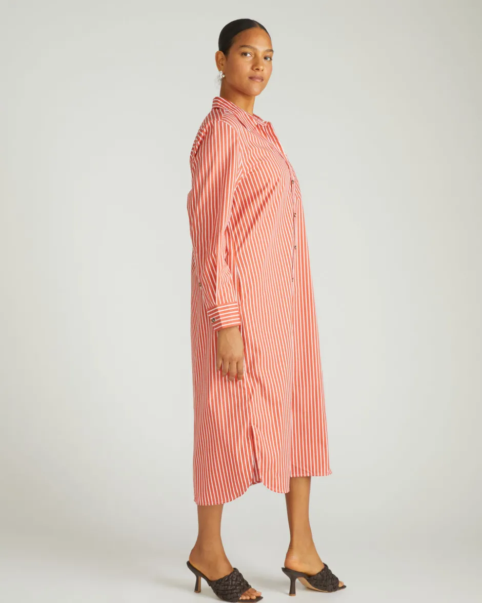 Universal Standard Odeon Stretch Poplin Shirtdress