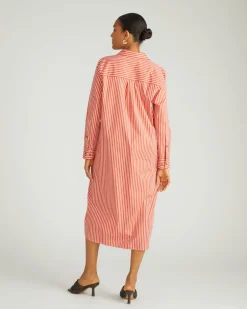 Universal Standard Odeon Stretch Poplin Shirtdress