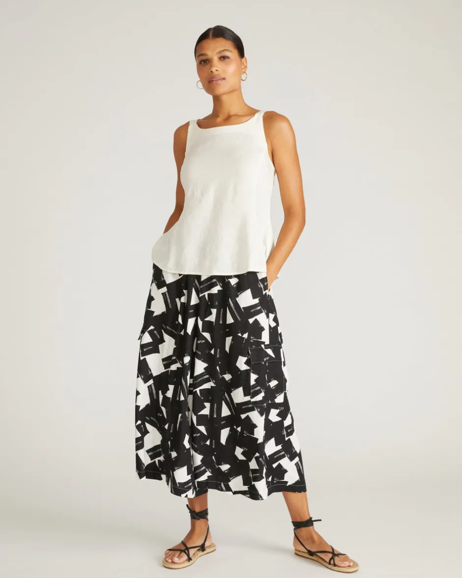 Universal Standard Palazzo Cargo Linen Pant