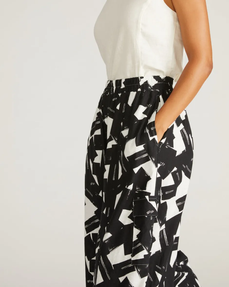 Universal Standard Palazzo Cargo Linen Pant