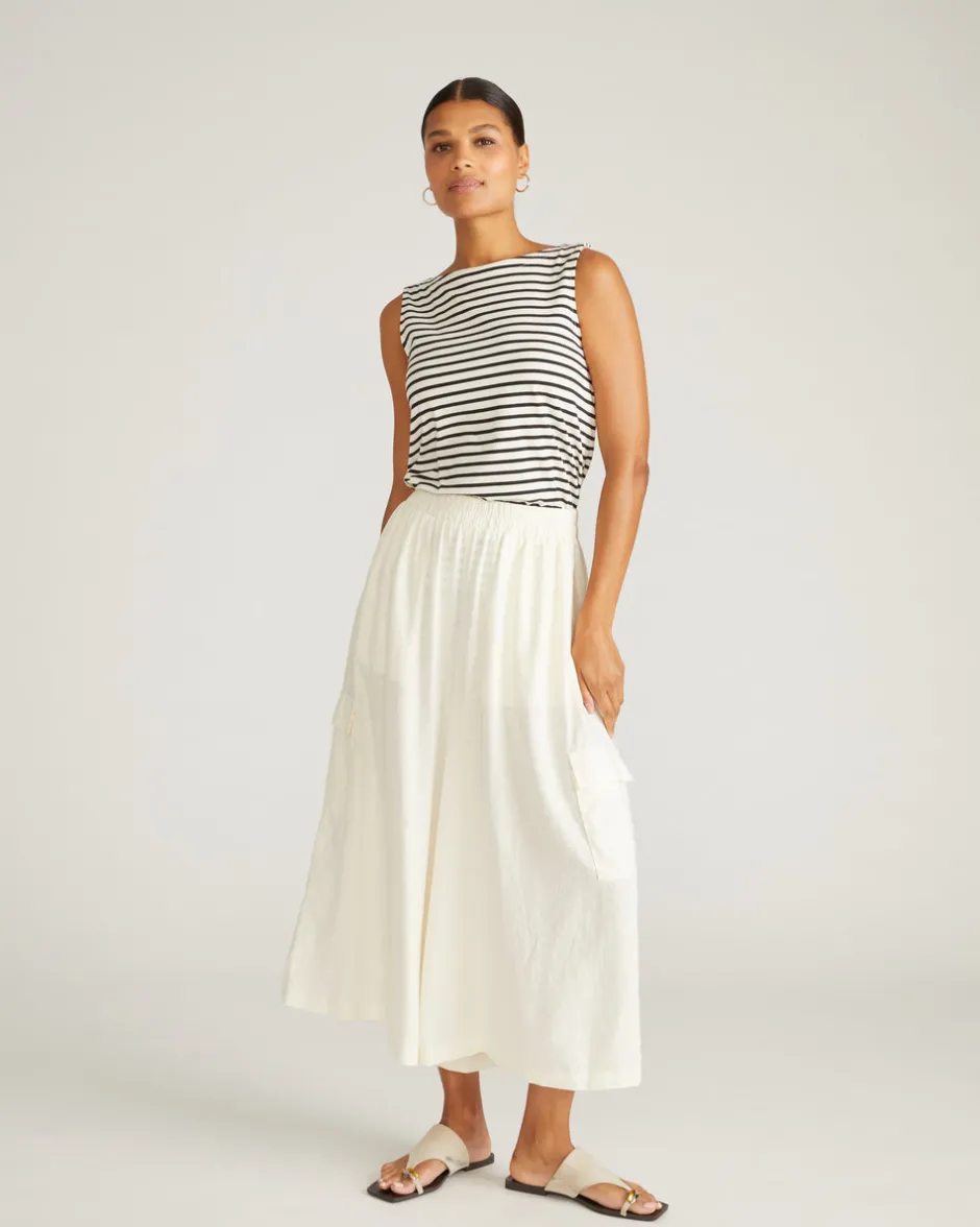 Universal Standard Palazzo Cargo Linen Pant
