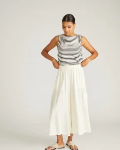 Universal Standard Palazzo Cargo Linen Pant