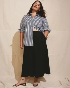 Universal Standard Palazzo Cargo Linen Pant