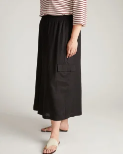 Universal Standard Palazzo Cargo Linen Pant