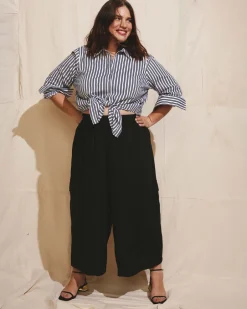 Universal Standard Palazzo Cargo Linen Pant
