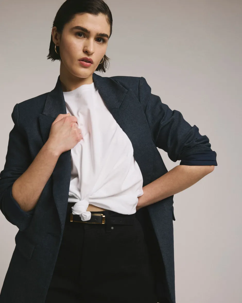 Universal Standard Percy Denim Look Blazer