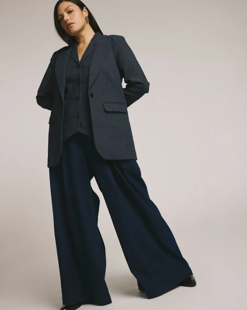 Universal Standard Percy Denim Look Blazer