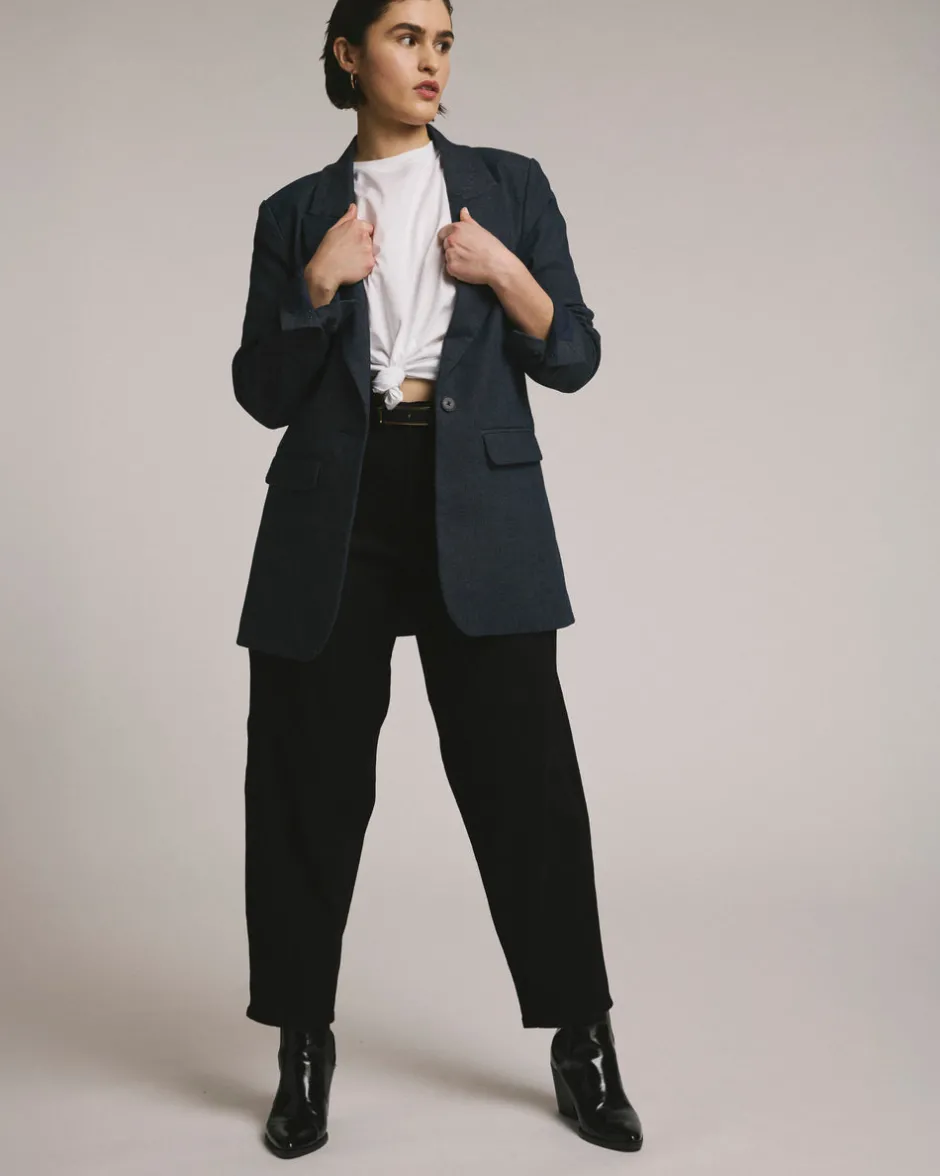 Universal Standard Percy Denim Look Blazer