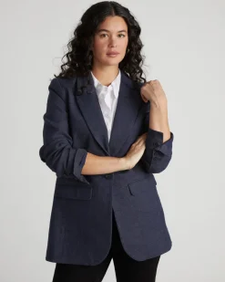 Universal Standard Percy Denim Look Blazer