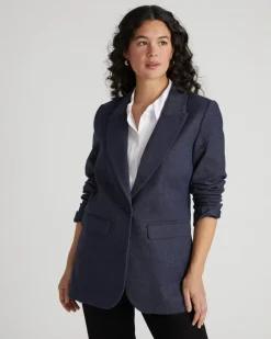 Universal Standard Percy Denim Look Blazer