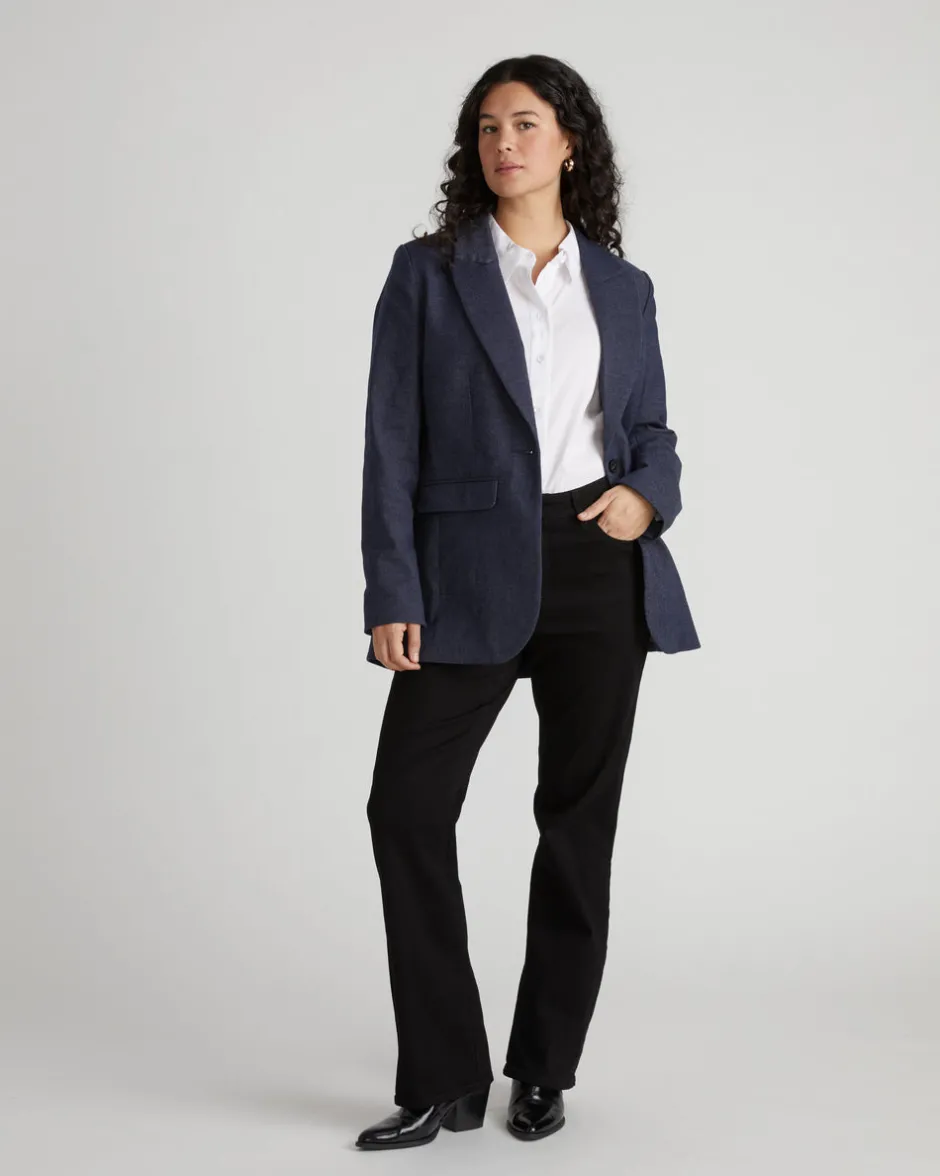 Universal Standard Percy Denim Look Blazer