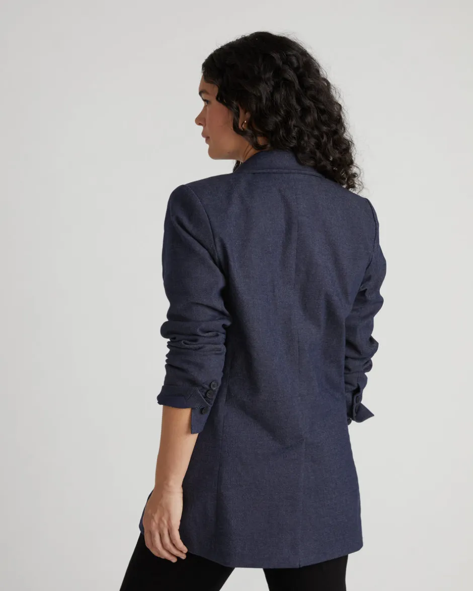 Universal Standard Percy Denim Look Blazer