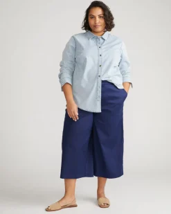 Universal Standard Perfect Tencel Chambray Culottes