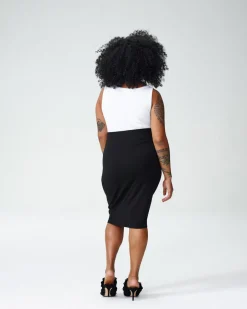 Universal Standard Petite Danube Jersey Skirt
