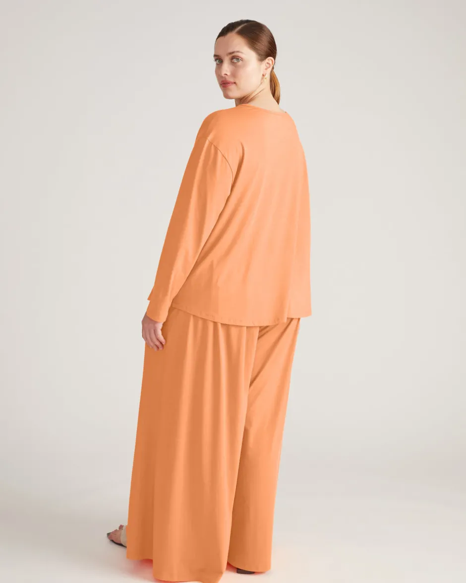 Universal Standard Pina Long Sleeve Lounge Tee