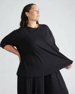 Universal Standard Pina Long Sleeve Lounge Tee