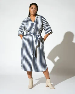 Universal Standard Plaza Linen Shirtdress