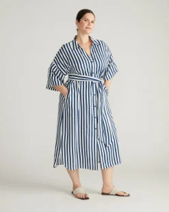 Universal Standard Plaza Linen Shirtdress