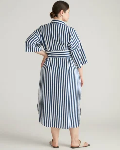 Universal Standard Plaza Linen Shirtdress