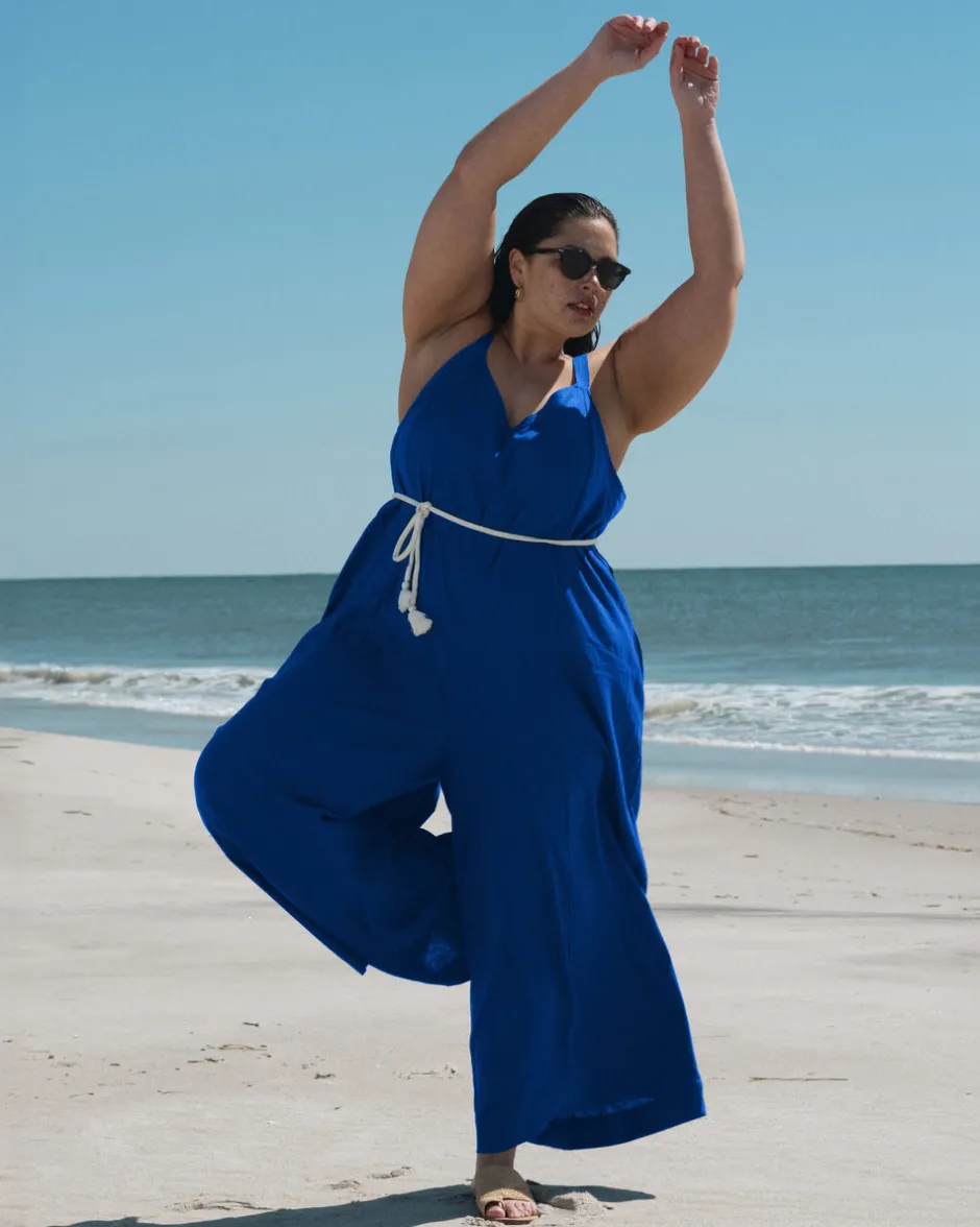 Universal Standard Promenade Linen Jumpsuit