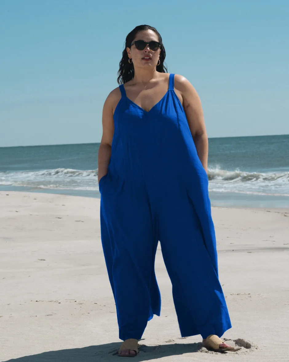 Universal Standard Promenade Linen Jumpsuit