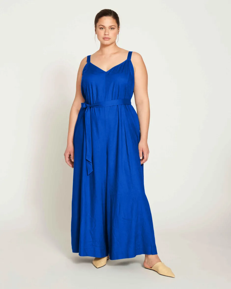 Universal Standard Promenade Linen Jumpsuit