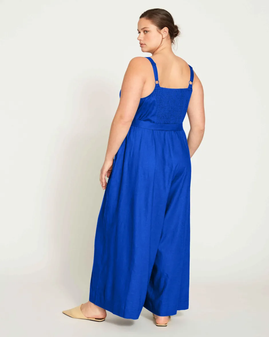 Universal Standard Promenade Linen Jumpsuit