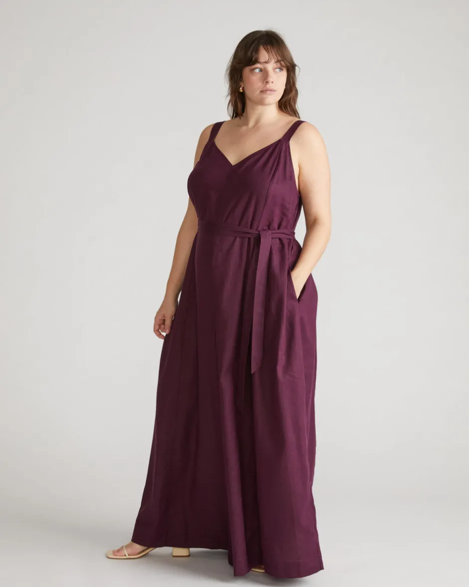 Universal Standard Promenade Linen Jumpsuit