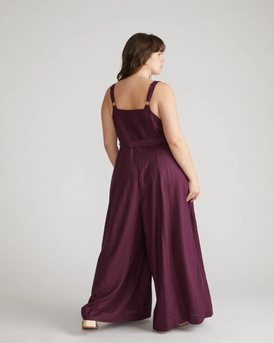 Universal Standard Promenade Linen Jumpsuit