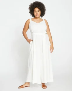 Universal Standard Promenade Linen Jumpsuit