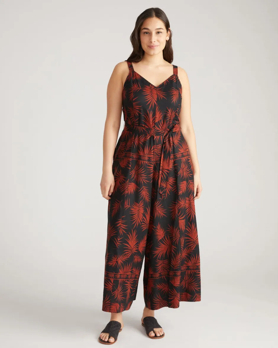 Universal Standard Promenade Linen Jumpsuit