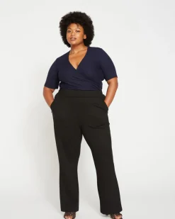 Universal Standard Pull On Bootcut Ponte Pants