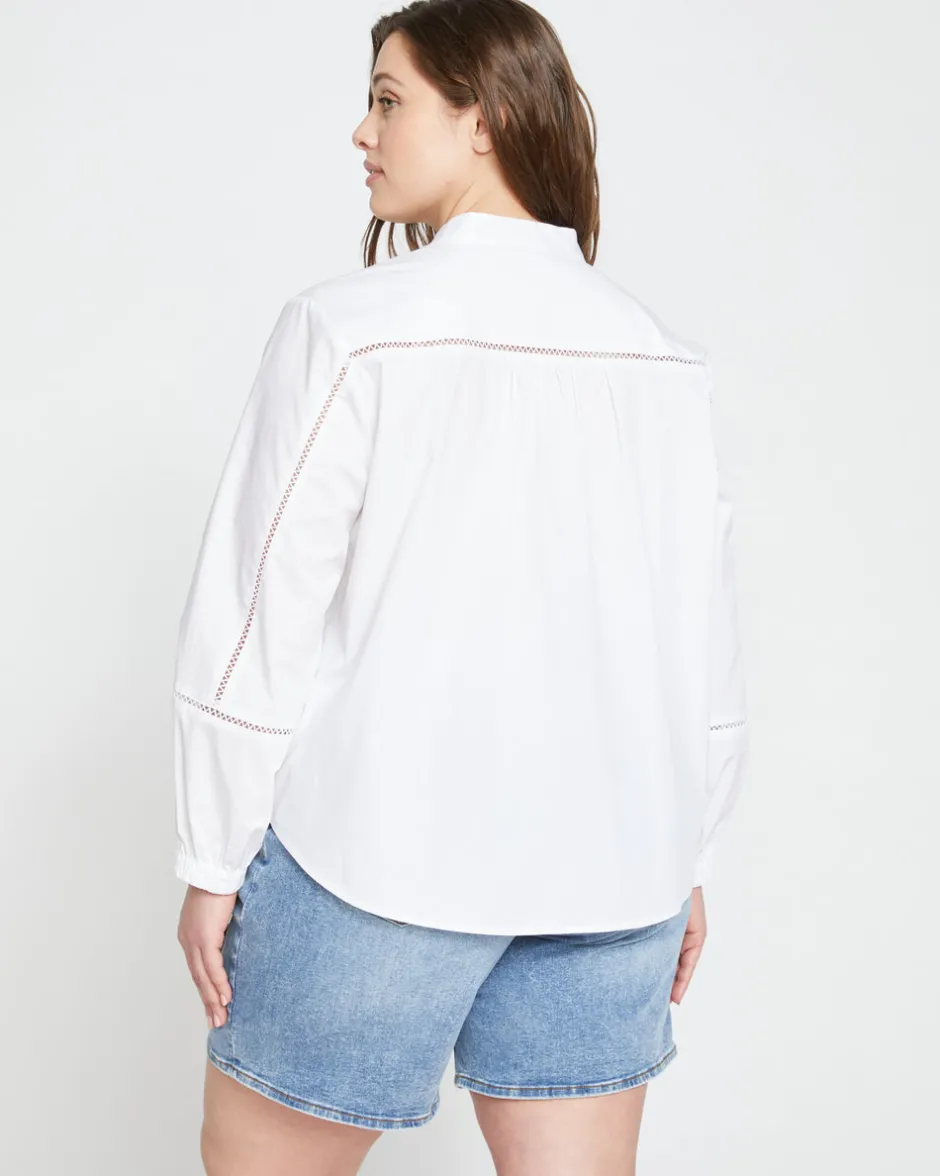 Universal Standard Saint-Honore Poplin Blouse