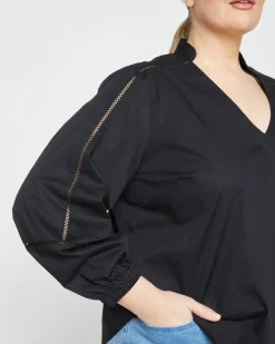 Universal Standard Saint-Honore Poplin Blouse