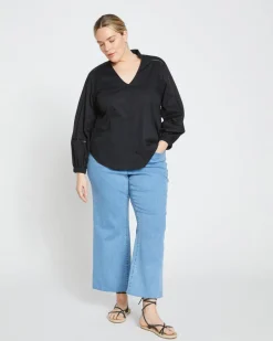 Universal Standard Saint-Honore Poplin Blouse
