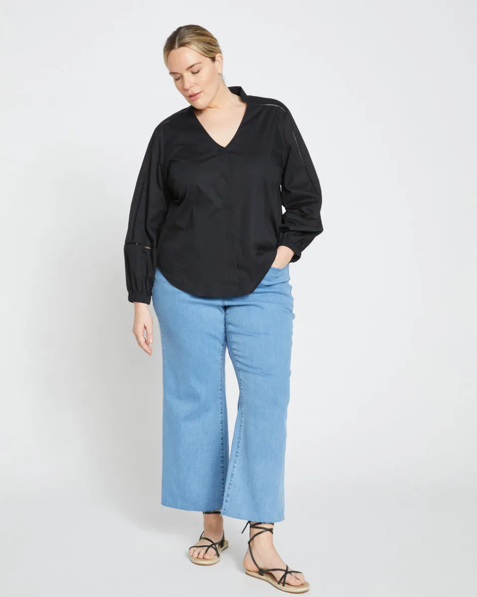 Universal Standard Saint-Honore Poplin Blouse