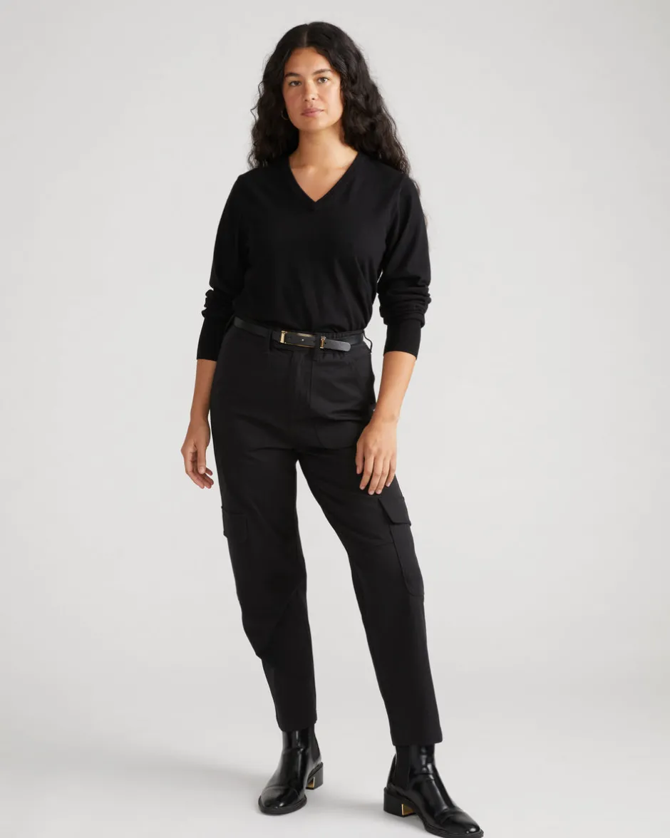 Universal Standard Savvy Fine Knit V Sweater