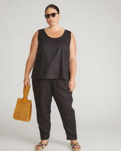 Universal Standard Sayville Linen Drawstring Pant