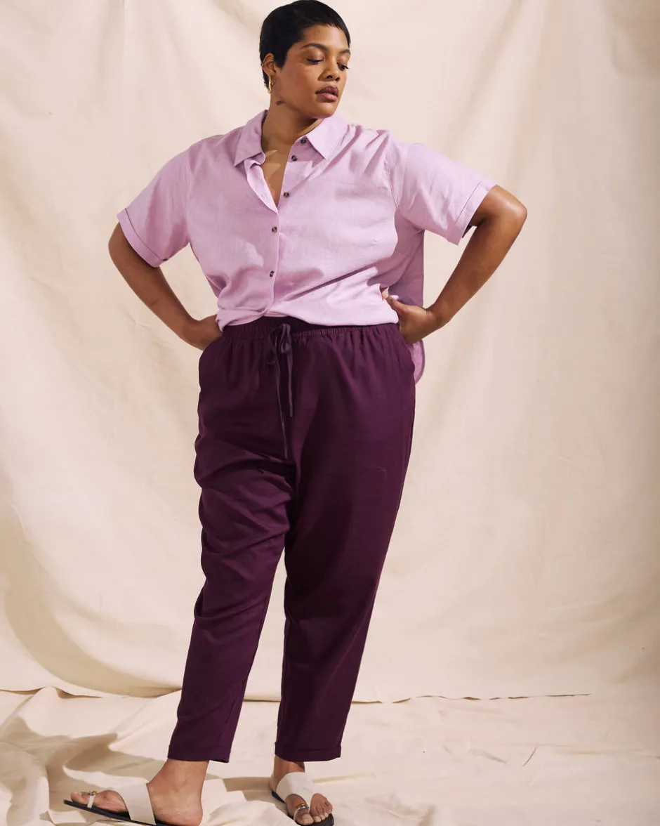 Universal Standard Sayville Linen Drawstring Pant