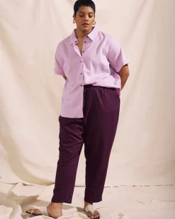 Universal Standard Sayville Linen Drawstring Pant