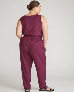 Universal Standard Sayville Linen Drawstring Pant