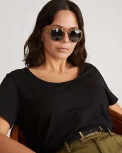 Universal Standard Scoop Neck Tee