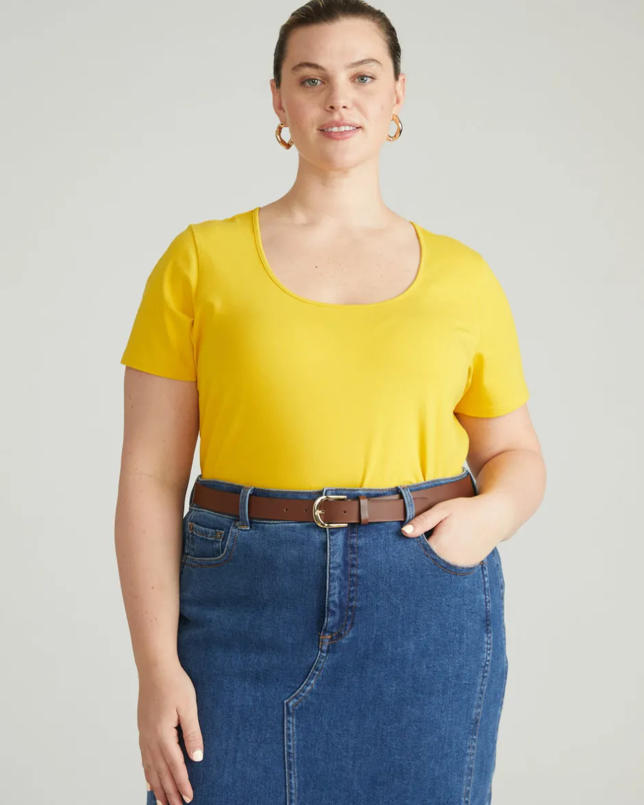 Universal Standard Scoop Neck Tee