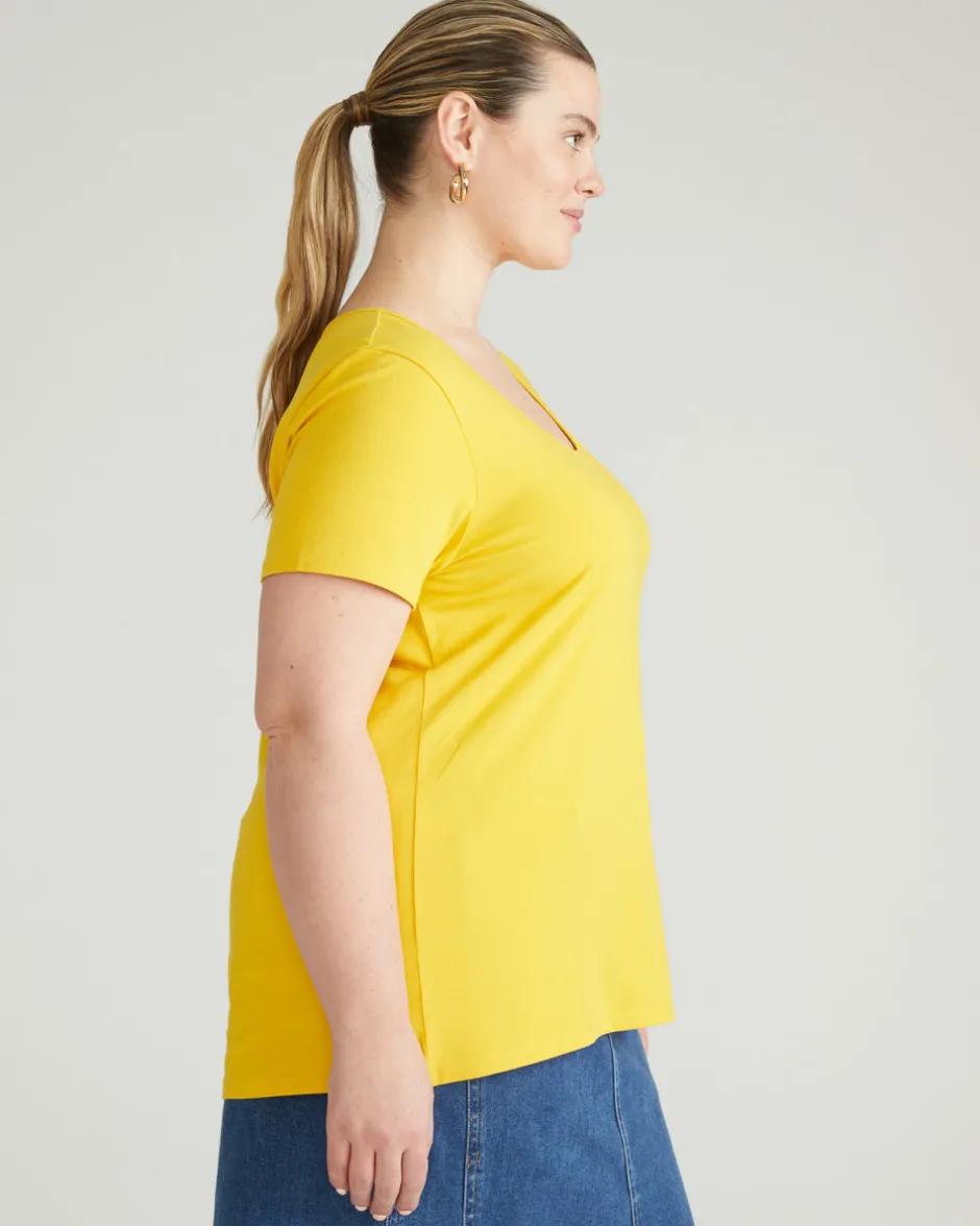 Universal Standard Scoop Neck Tee