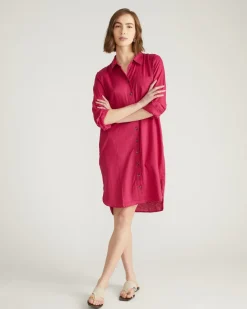 Universal Standard Seaside Linen Shirtdress