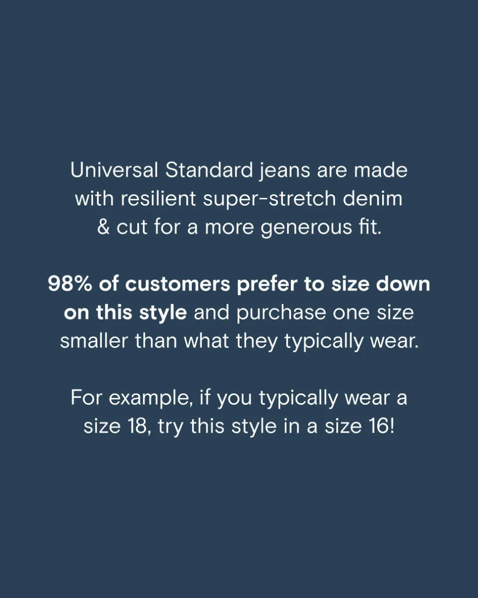Universal Standard Seine High Rise Skinny Jeans 27 Inch
