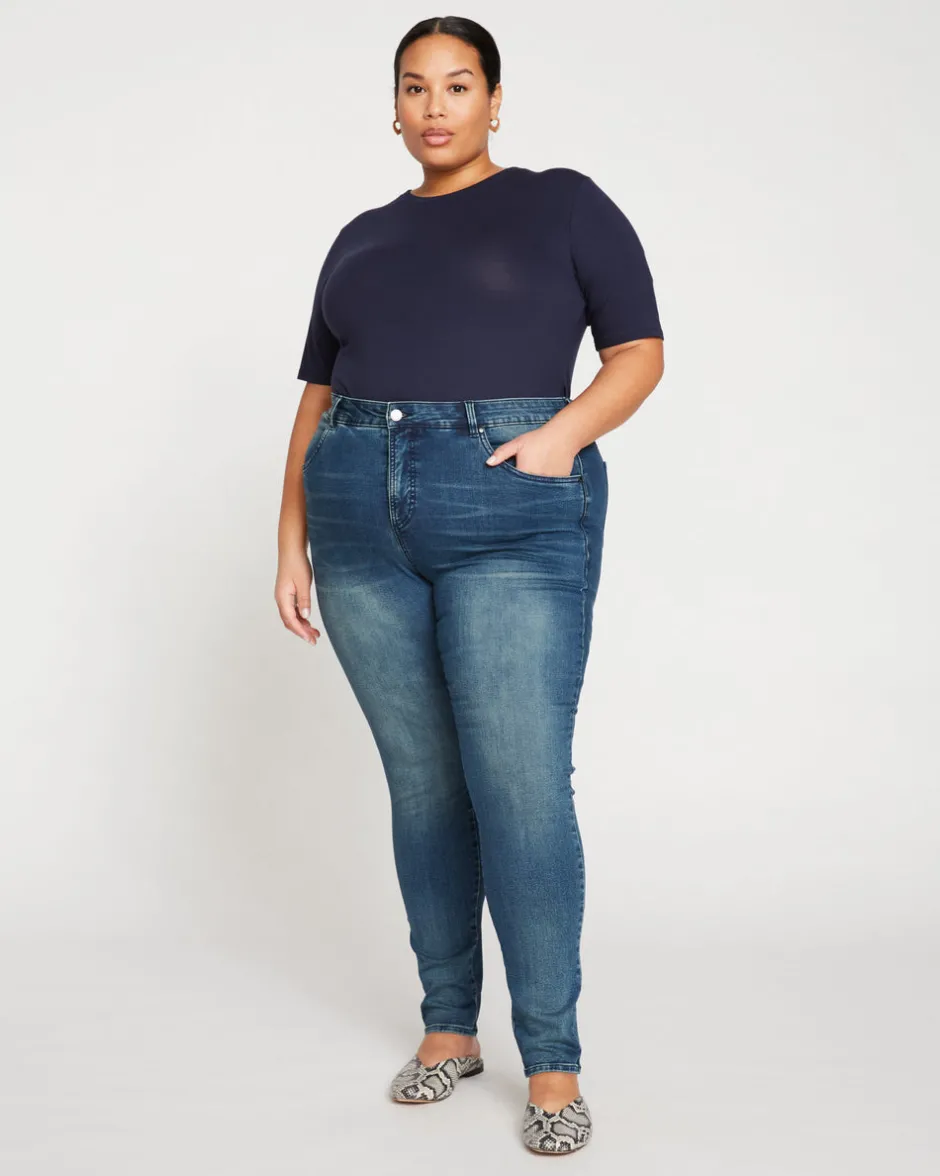 Universal Standard Seine High Rise Skinny Jeans 32 Inch
