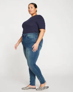 Universal Standard Seine High Rise Skinny Jeans 32 Inch