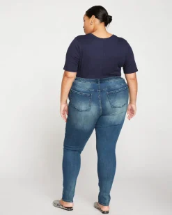 Universal Standard Seine High Rise Skinny Jeans 32 Inch