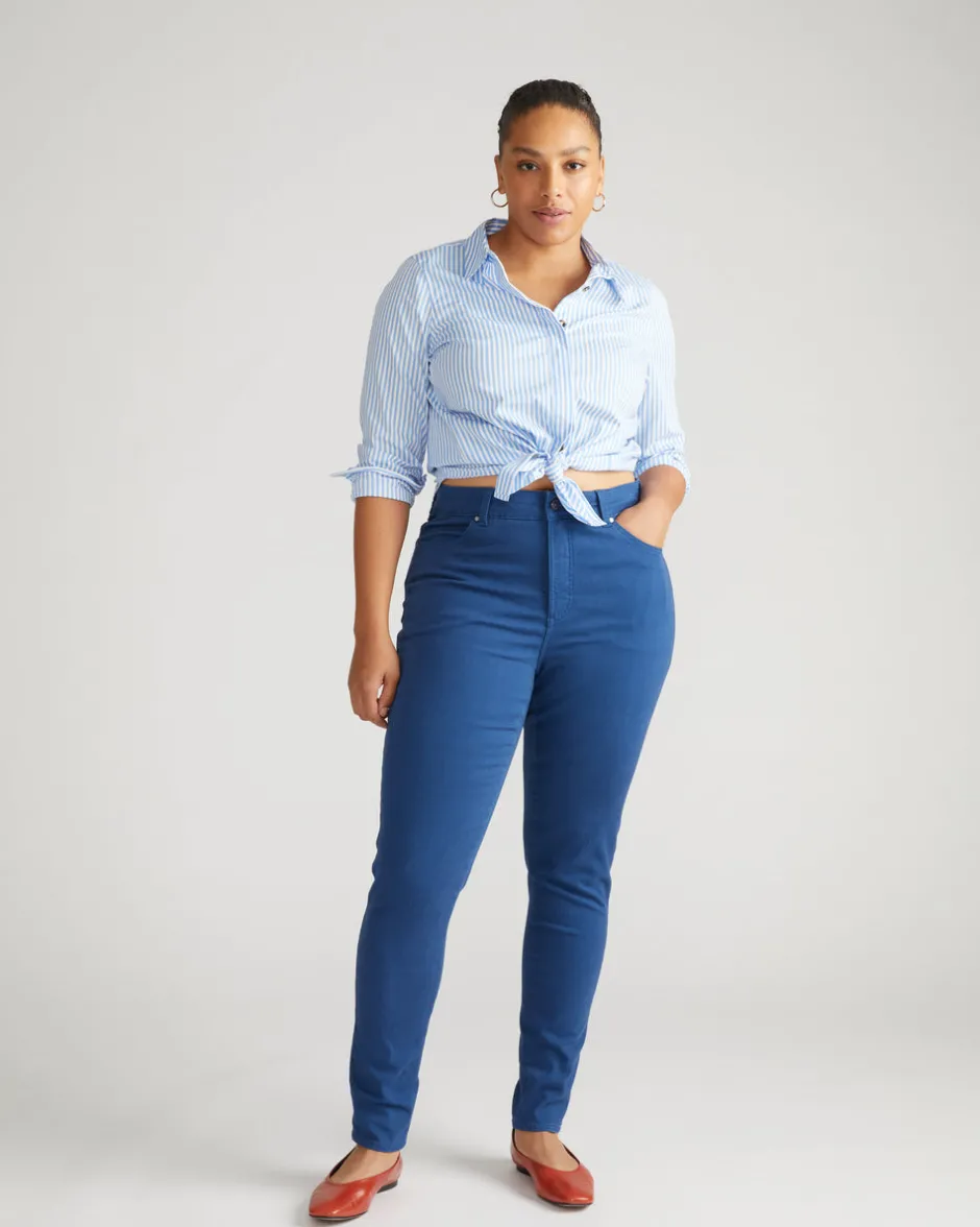 Universal Standard Seine High Rise Skinny Jeans 32 Inch